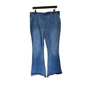 No Boundaries Womens Plus Size Flare Blue Jeans XXL